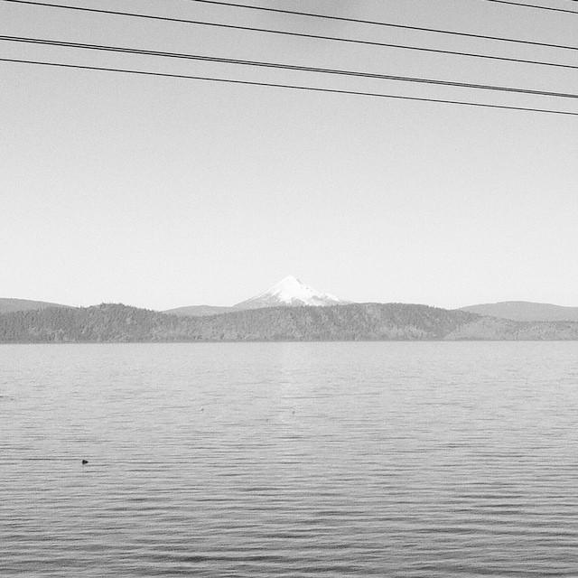 Mountain from train