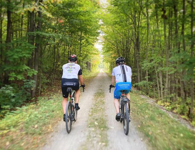 Biking the Missisquoi Valley Rail Trail