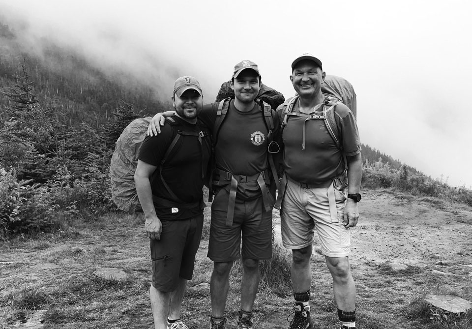 Setting out from Galehead Hut