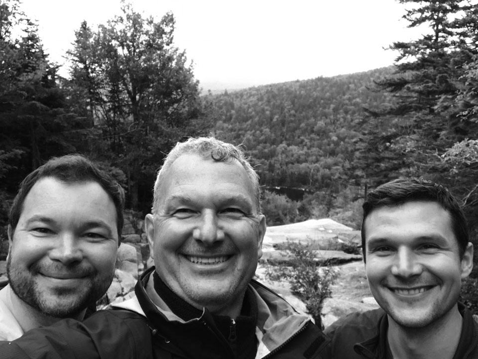 Cook men at Zealand Falls