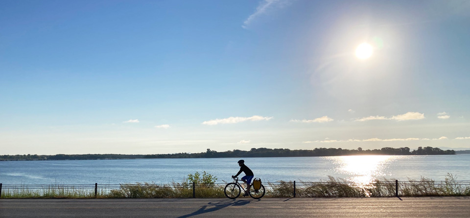 A biking Lake Champlain