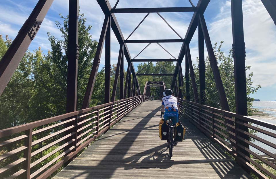 Bridge into Burlington