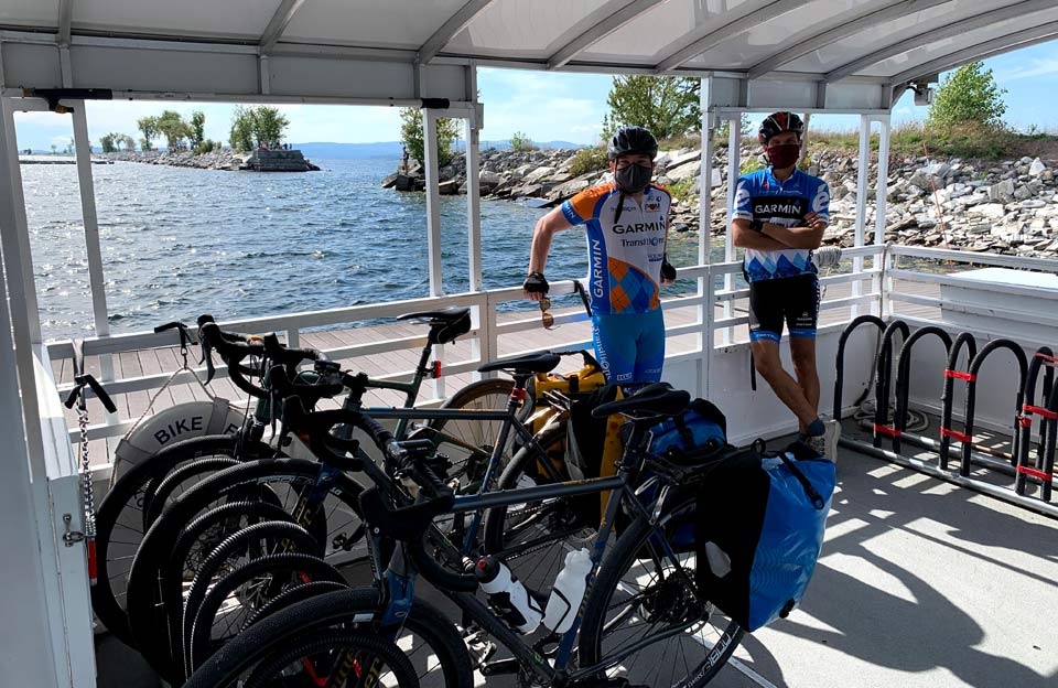 Crossing on the Local Motion Bike Ferry